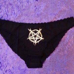 KILLSTAR 2X BLACK LILITHS BLOOD PANTY (DONT BE A EVE BE A LILITH)
